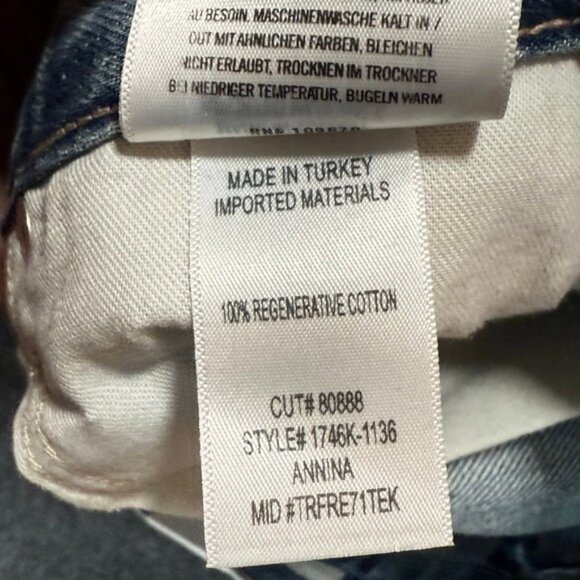 Citizens of Humanity Annina Straight Leg Trouser Jeans Womens Size 26 Light Wash - Picture 7 of 12